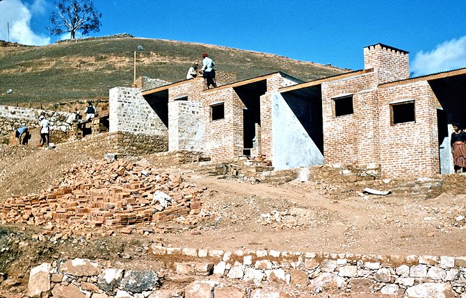Hospital building in Tansen, Nepal